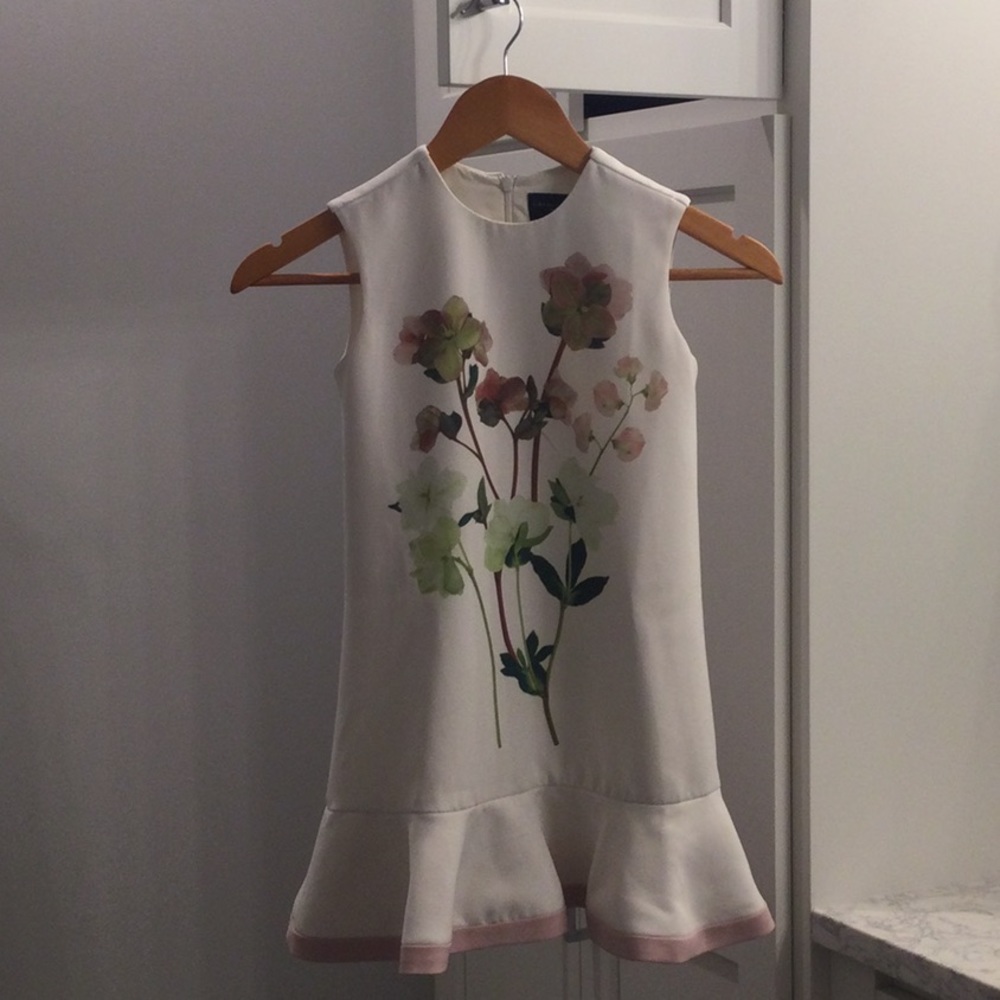 Victoria Beckham for Target watercolor floral dress
